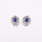 Royal Tanzanite Diamond Earrings