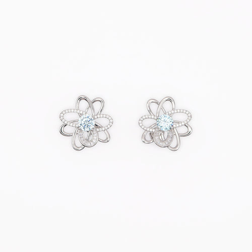 Azure Fleur Earrings