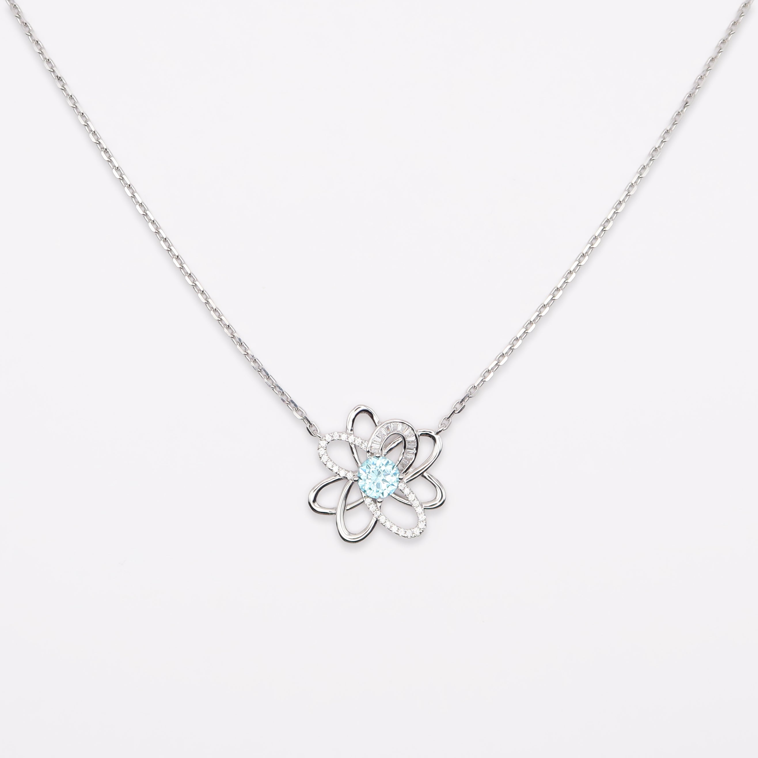 Azure Fleur Pendant