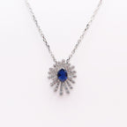 Royal Tanzanite Diamond Pendant