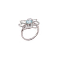Azure Fleur Ring