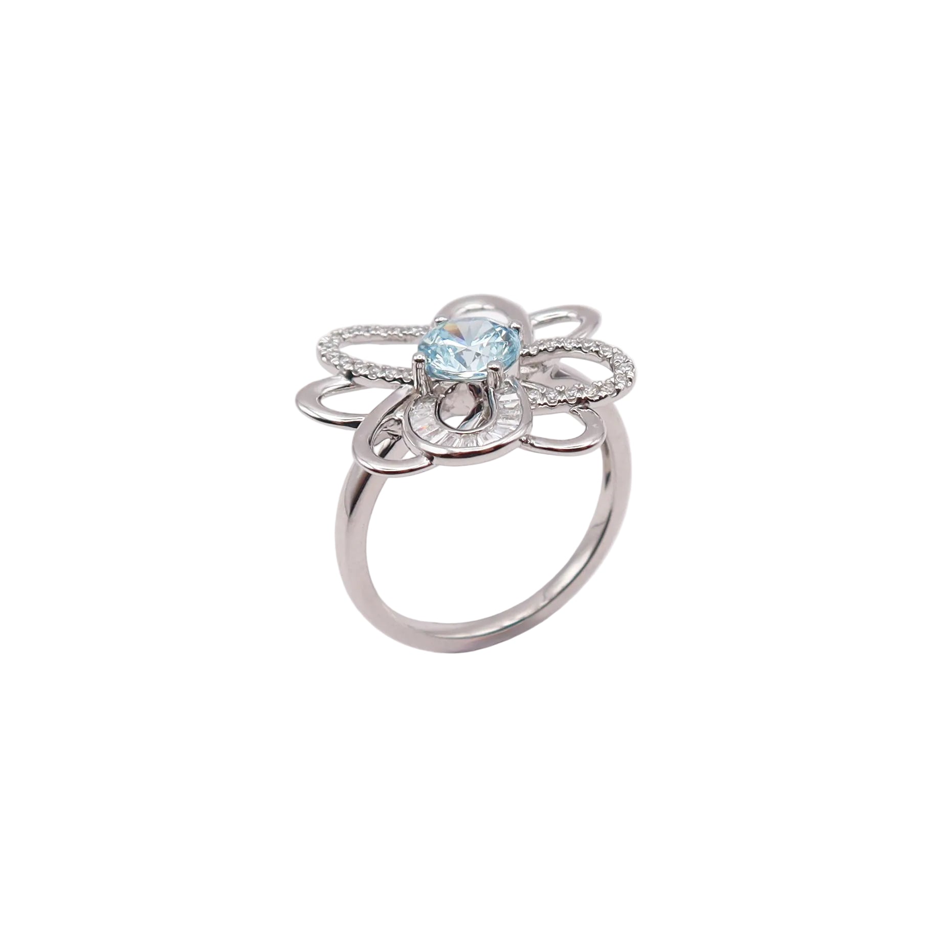 Azure Fleur Ring
