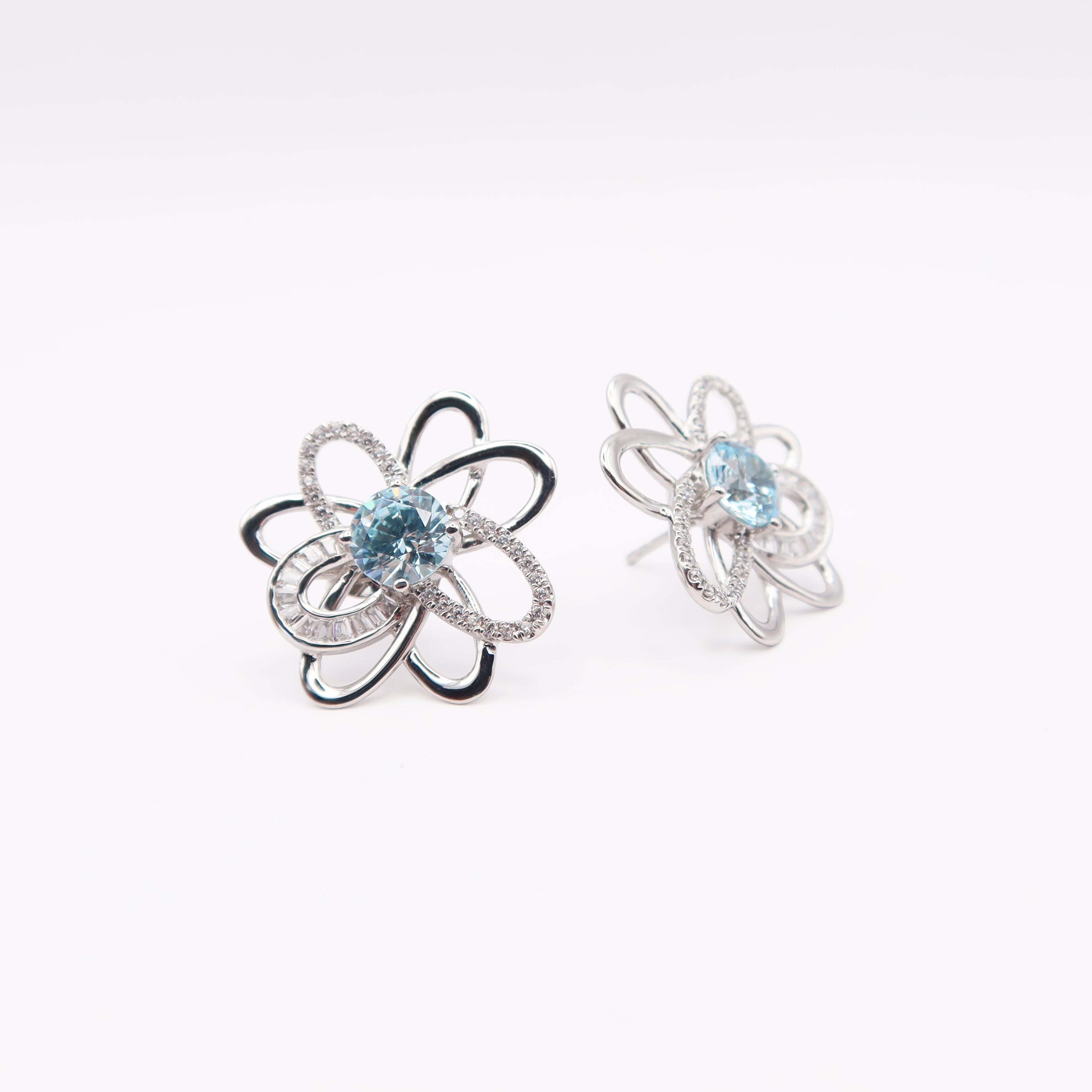Azure Fleur Earrings