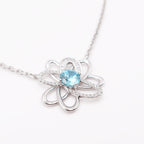 Azure Fleur Pendant