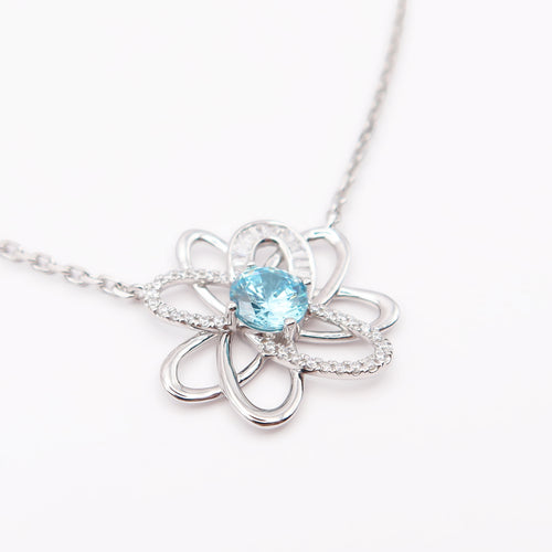 Azure Fleur Pendant