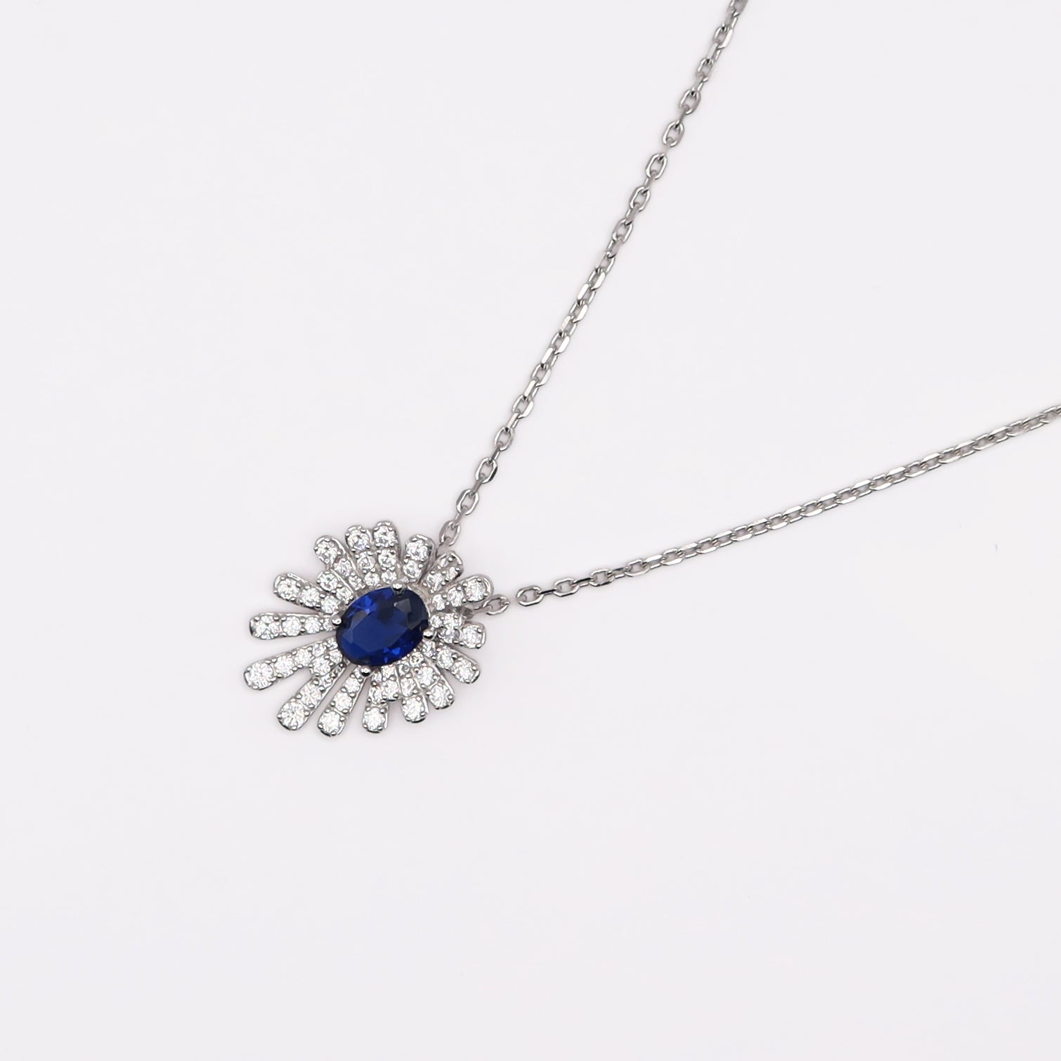 Royal Tanzanite Diamond Pendant