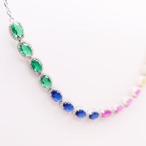 Aurora Royale Sapphire Necklace