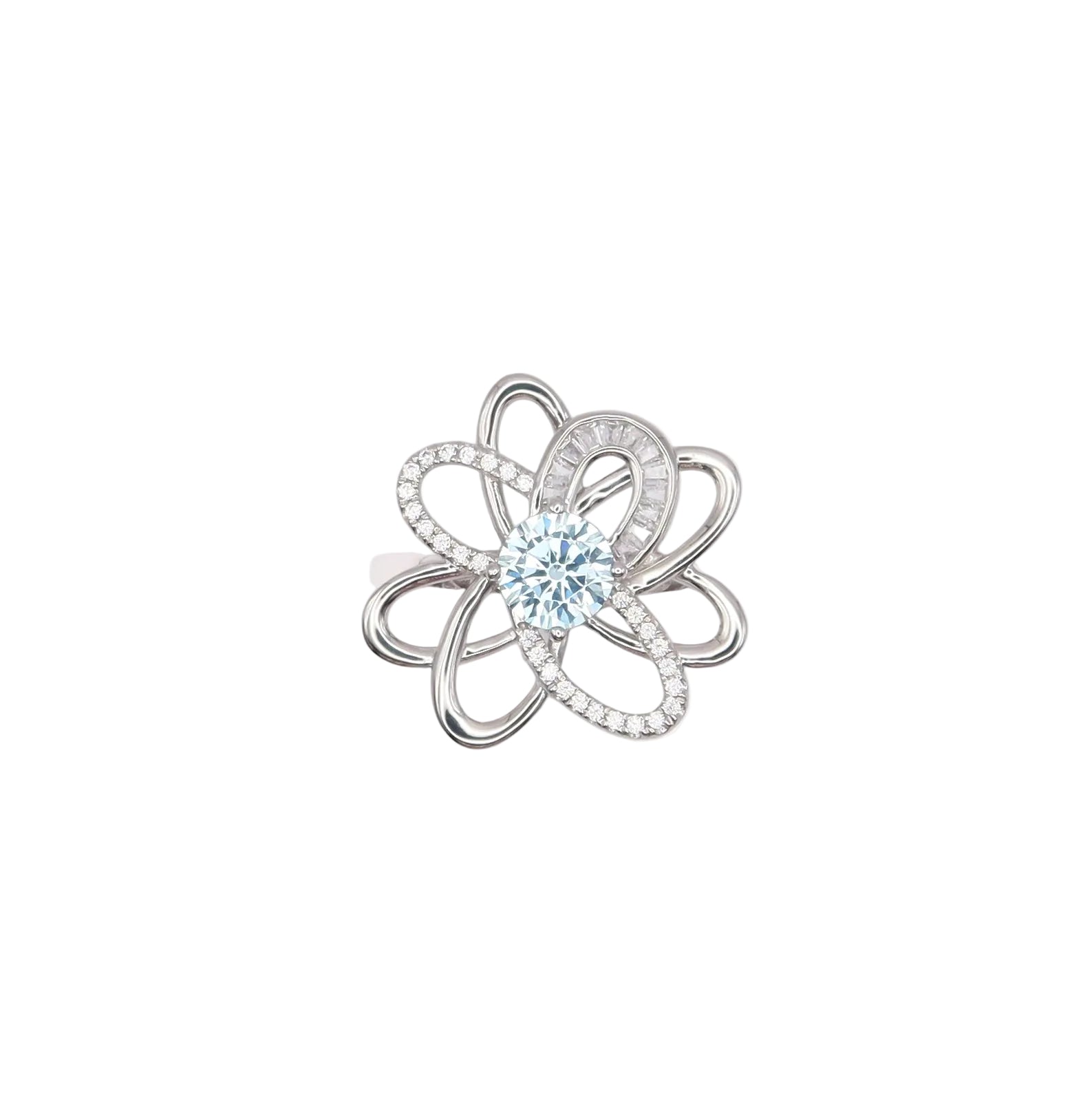 Azure Fleur Ring