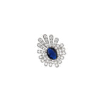 Royal Tanzanite Diamond Ring