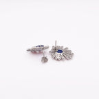 Royal Tanzanite Diamond Earrings