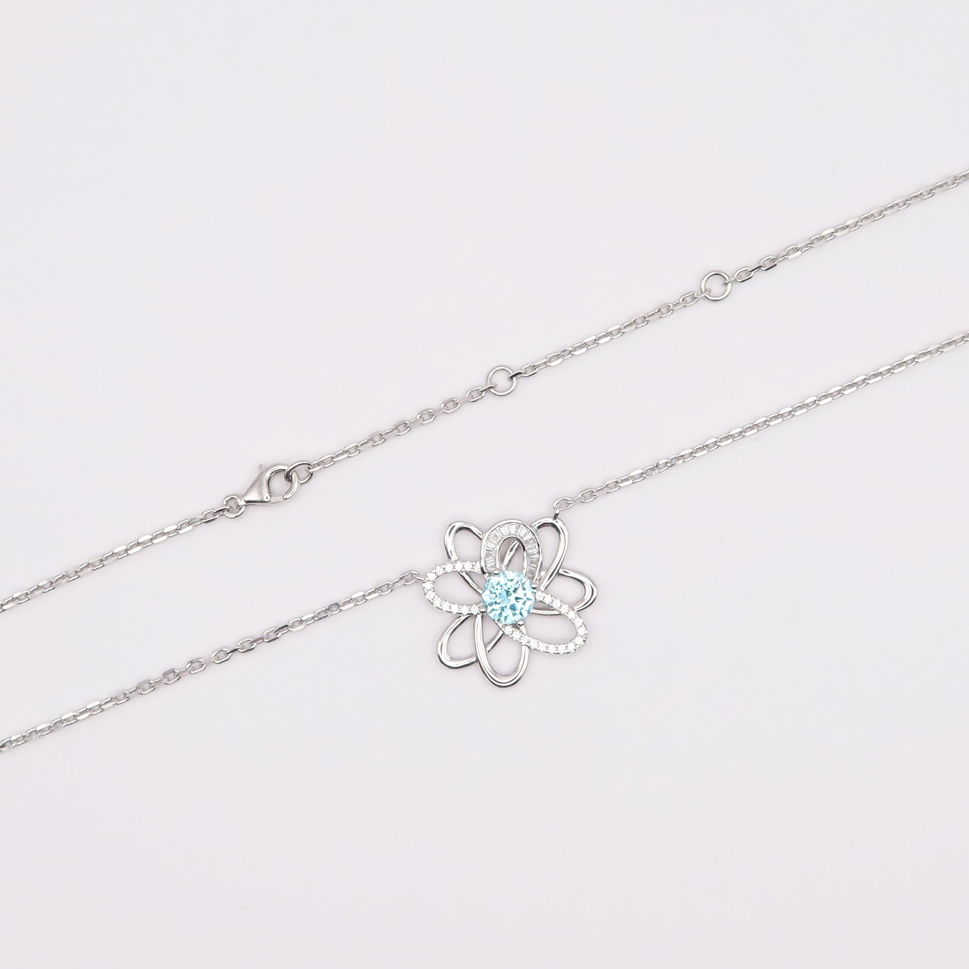 Azure Fleur Pendant