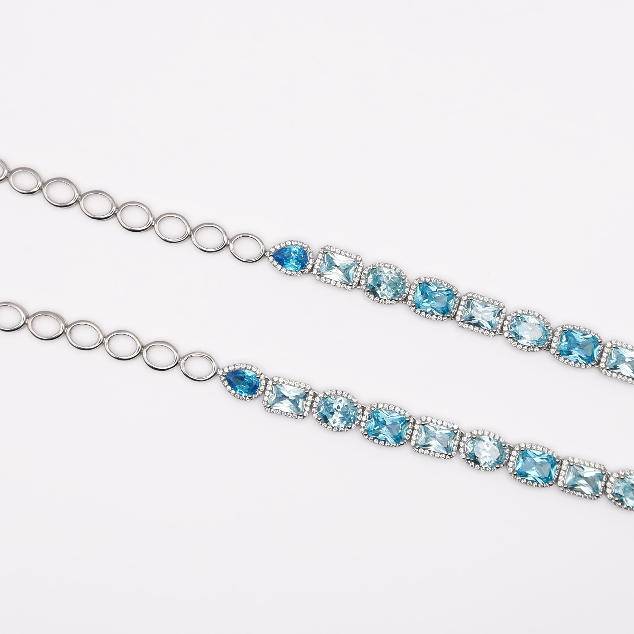 Kensington Tanzanite Diamond Necklace