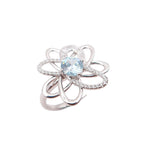 Azure Fleur Ring