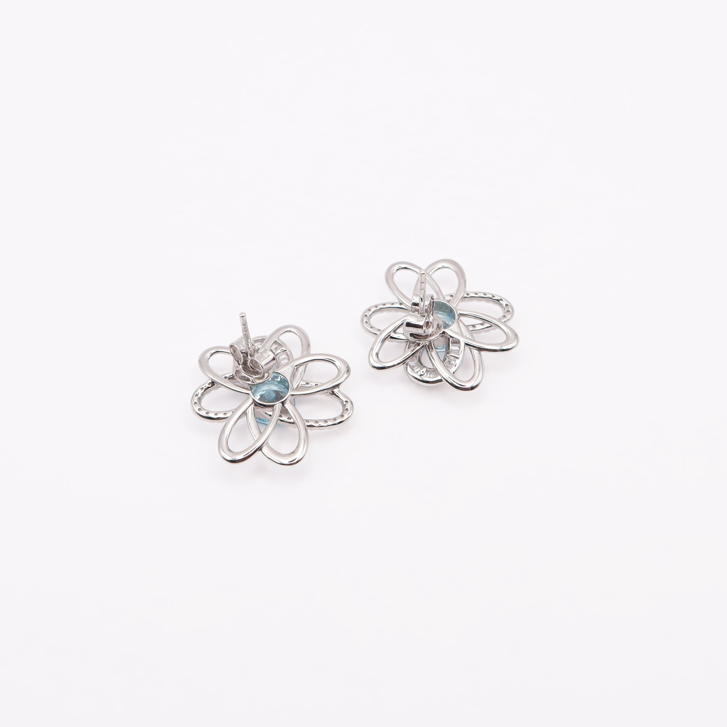 Azure Fleur Earrings
