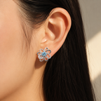 Azure Fleur Earrings