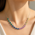 Aurora Royale Sapphire Necklace
