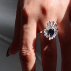 Royal Tanzanite Diamond Ring