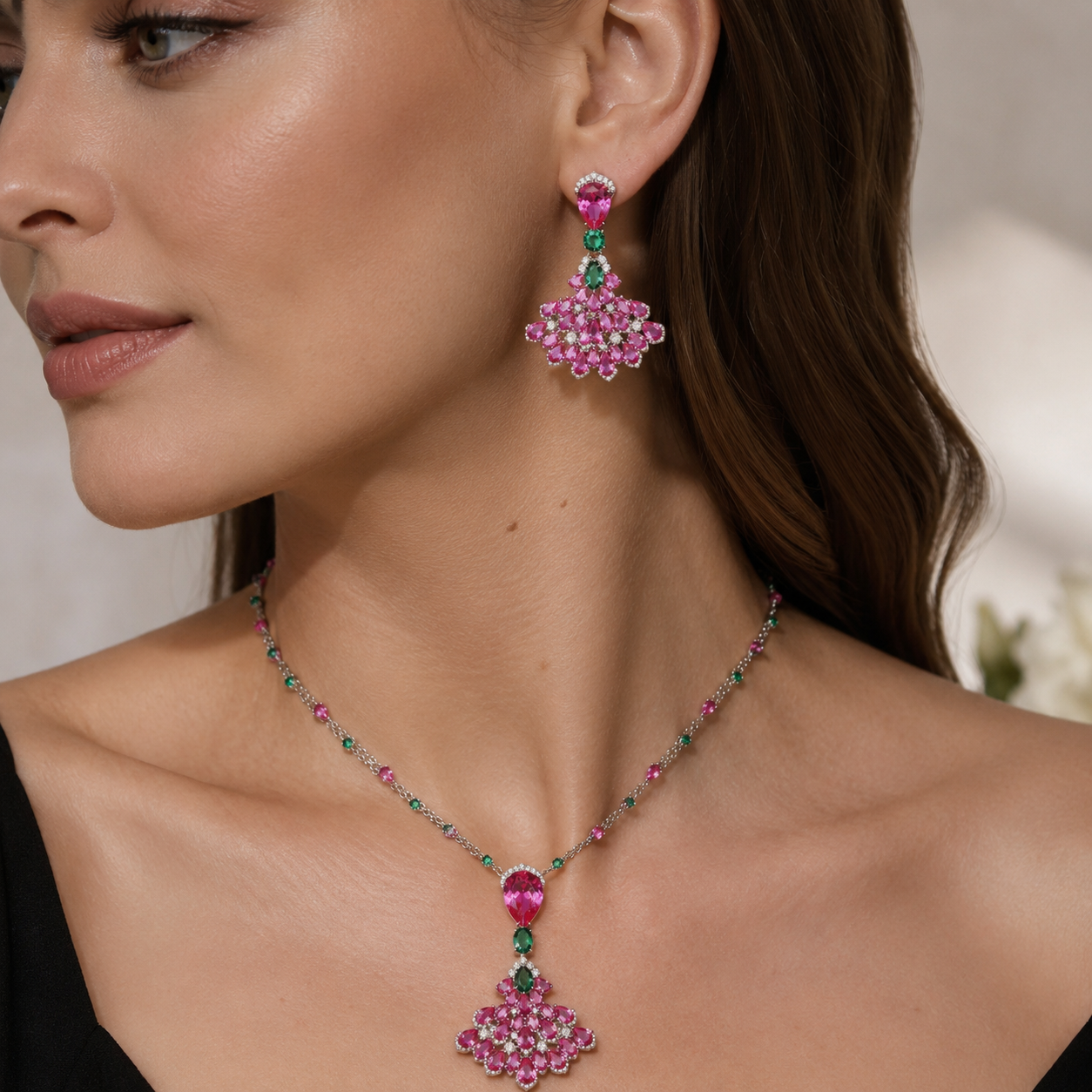 Roselle Fleur Necklace