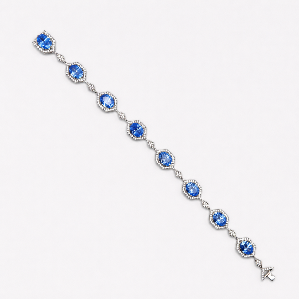 Windsor Tanzanite & Diamond Bracelet